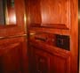 Dřevěný obklad kabiny